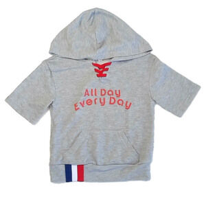 Love Glam Girl Girls Gray | Red Short Sleeve Shirt size: 6 Years